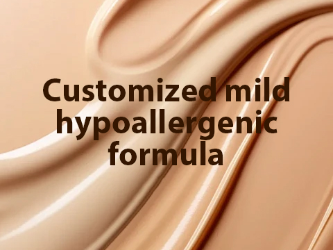 OEM Customized Foundation for Sensitive Skin: Hypoallergenic & Gentle Formula