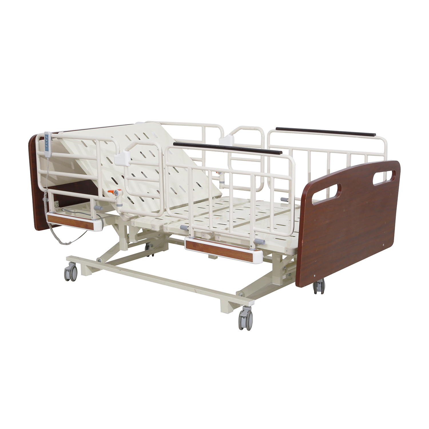 Multi-functional nursing bed with humanized design to win the market