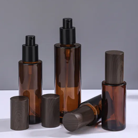 زجاجات ورشاشات زجاجية كهرمانية (20-120 مل)