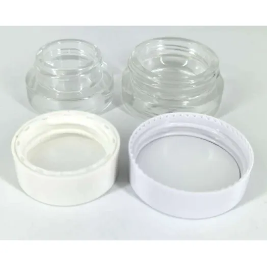 3 جم/5 جم برطمانات كريمية وزجاجات مستحضرات تجميل زجاجية مضغوطة