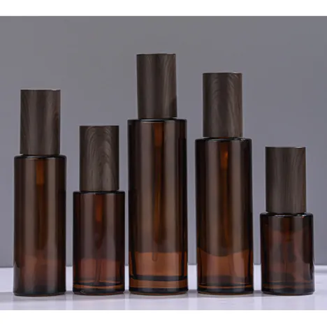 زجاجات ورشاشات زجاجية كهرمانية (20-120 مل)