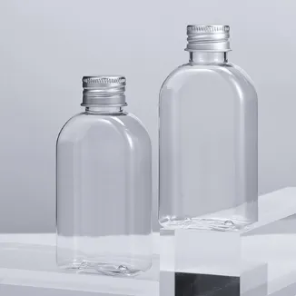 زجاجات زجاجية شفافة 120 مل