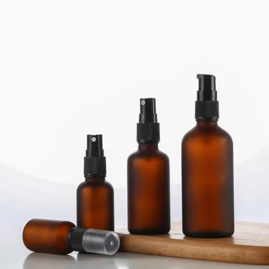 العنبر زجاجة رذاذ الزجاج