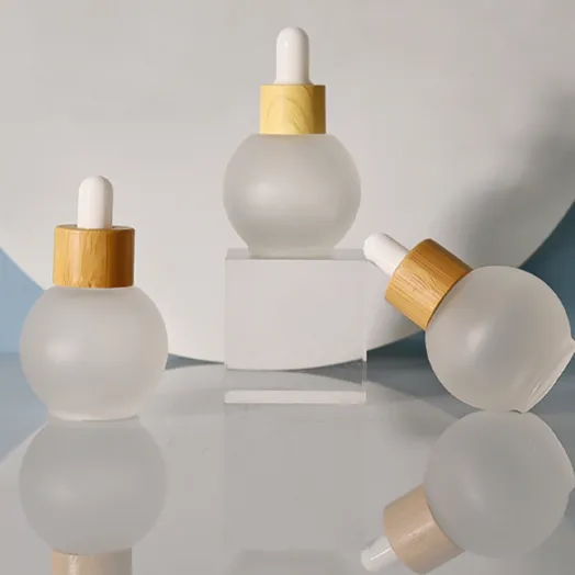 زجاجات قطارة زجاجية كروية (30 مل)