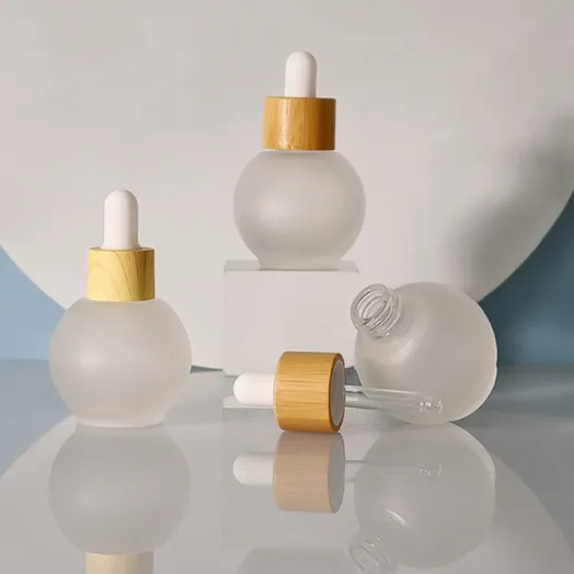 زجاجات قطارة زجاجية كروية (30 مل)