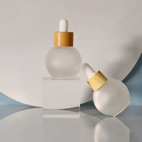 زجاجات قطارة زجاجية كروية (30 مل)