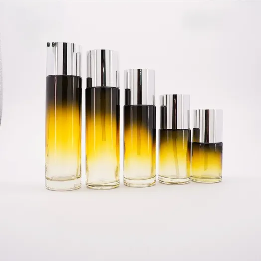 زجاجة حبر زجاجية متدرجة للعناية بالبشرة