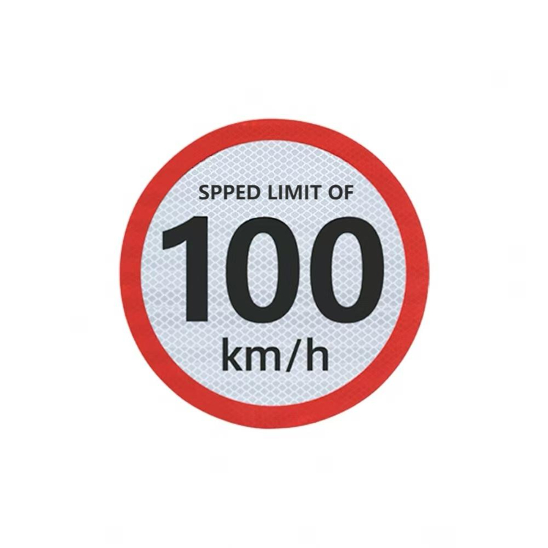 Maximum Speed Limit Sign For Large Passenger Cars