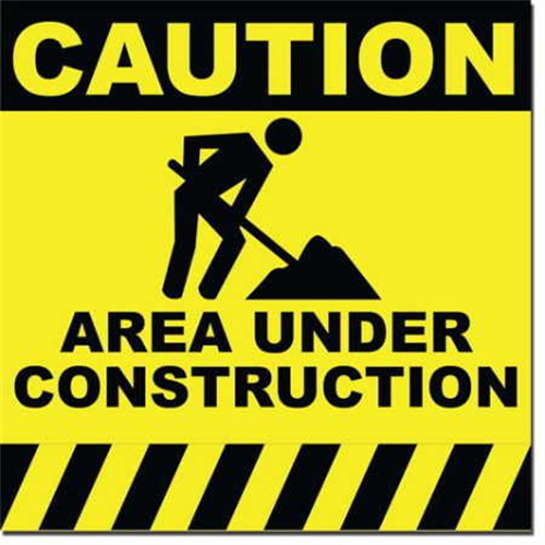 Construction site warning