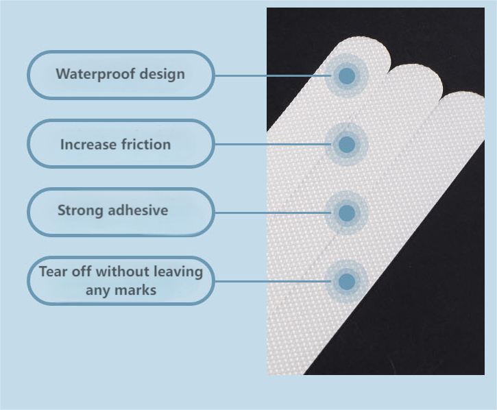 شرائط حمام مضادة للانزلاق
