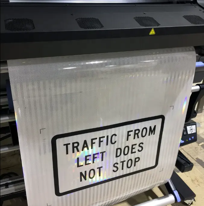 Digital Printing Method Of Road Reflective Signs