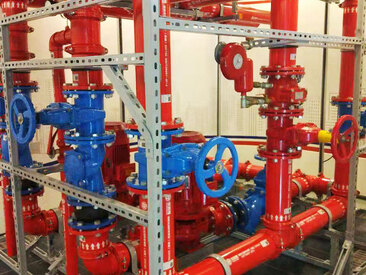 Grooved pipe fittings in winter installation attention