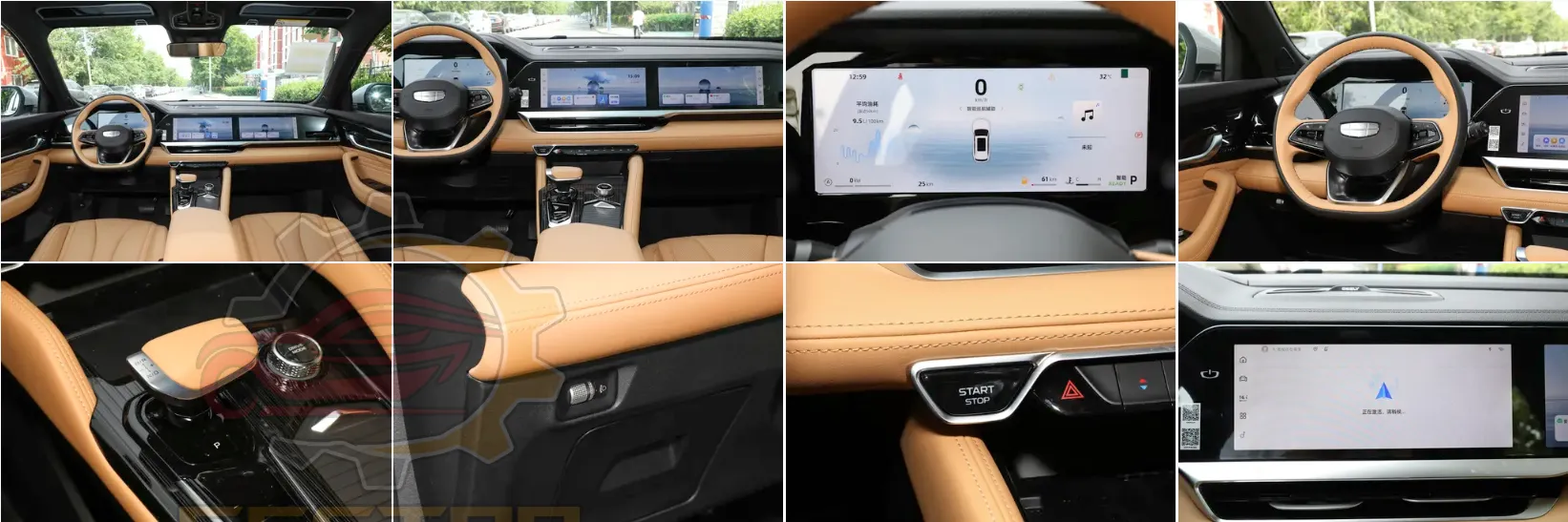 2024 Geely Monjaro Xingyue L 1.5T gas-electric hybrid vehicle