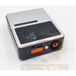 អ្នកចាប់ផ្តើមលោតពហុមុខងារនិងម៉ាស៊ីនបូមខ្យល់ 2 ក្នុង 1 សម្រាប់រថយន្តម៉ូតូកង់ជិះកង់បាល់បោះ