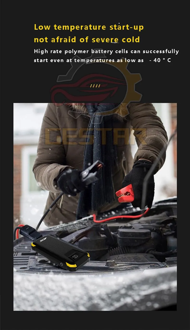 Fonte de alimentação inicial portátil multifuncional para veículos