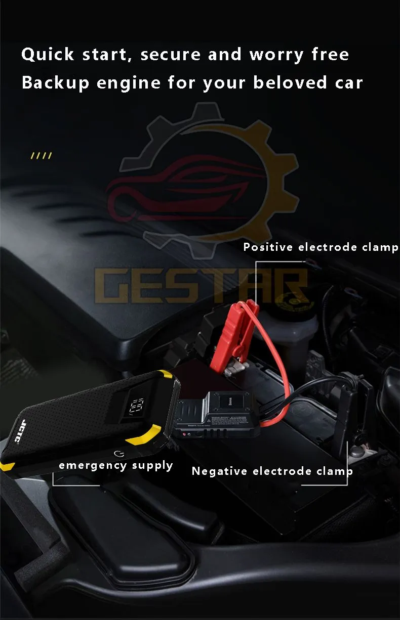 Fonte de alimentação inicial portátil multifuncional para veículos