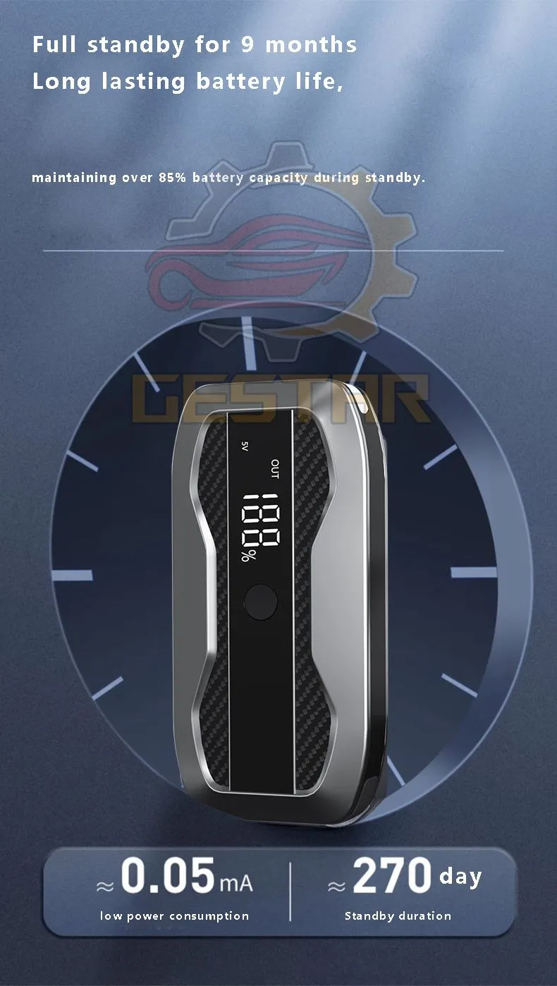 Multifunction portable jump starter for any kinds of vehicles