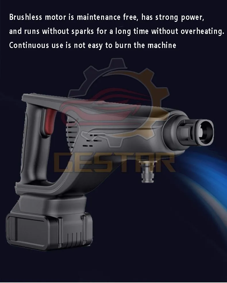 ارتفاع الضغط العالي طاقة الليثيوم غسالة السيارات المحمولة في المنزل