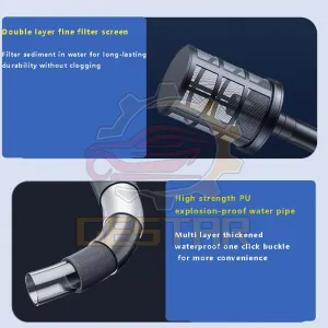 منظف سيارات محمولة بطارية ليثيوم ذات الضغط العالي منظف