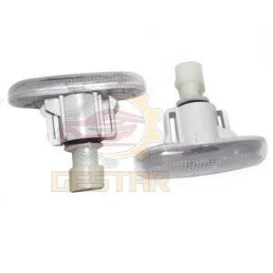 Renault Logan 2006-2012 2x Turn Signal Side Indicator Lamp Clear For Renault Duster Logan