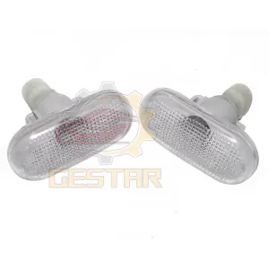 Renault Logan 2006-2012 2x Turn Signal Side Indicator Lamp Clear For Renault Duster Logan