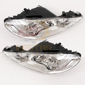 Head Lamp/Light Headlight right and left for Peugeot 206 Headlights OEM 087275 087276