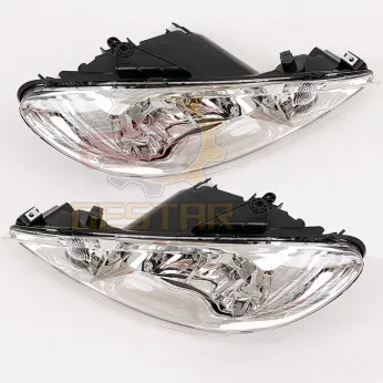 Head Lamp/Light Headlight right and left for Peugeot 206 Headlights OEM 087275 087276