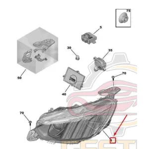 PEUGEOT 208 Front Left and Right FULL LED Headlight LHD 1682772680 1682772380