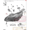 Automotive Parts Are Suitable for Peugeot II 3008 Headlight lamp Assembly OEM 1675812480 1675812580