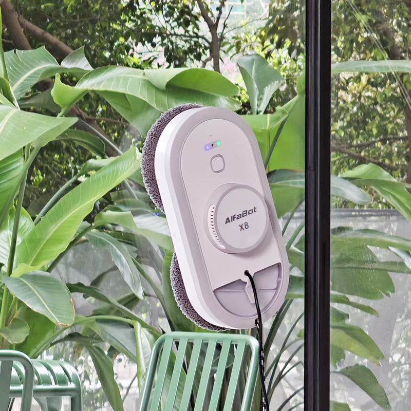 X8 Window Cleaning Robot with Intelligent Voice Assistant