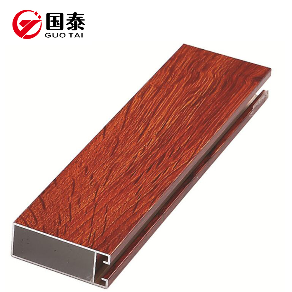 Window Rouver Blades Wooden Grain Window Louver Blades Aluminium Profile