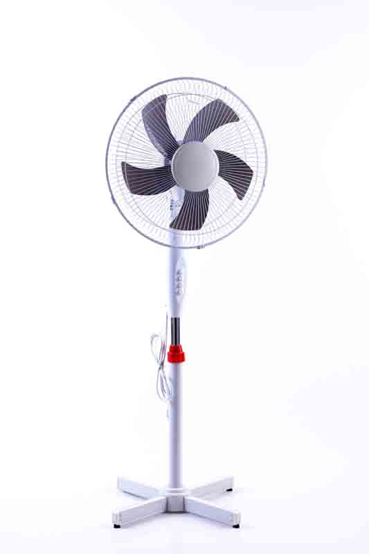 electric cross base stand fan， plastic fan