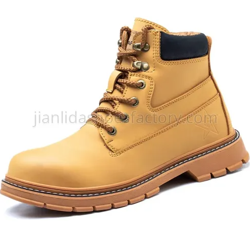 Microfiber Skin Work Safety Shoes