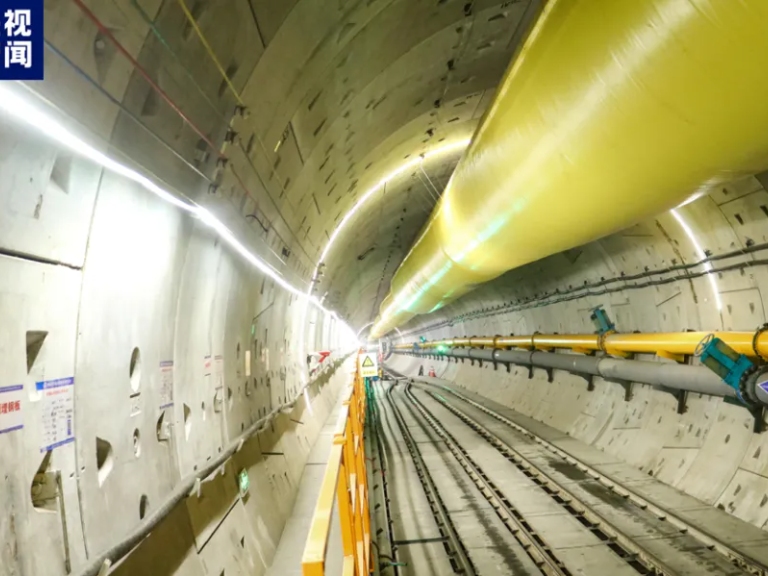 Key control project of the China-Russia East Line natural gas pipeline in Jiangsu, Nantong, completed the pipeline installation