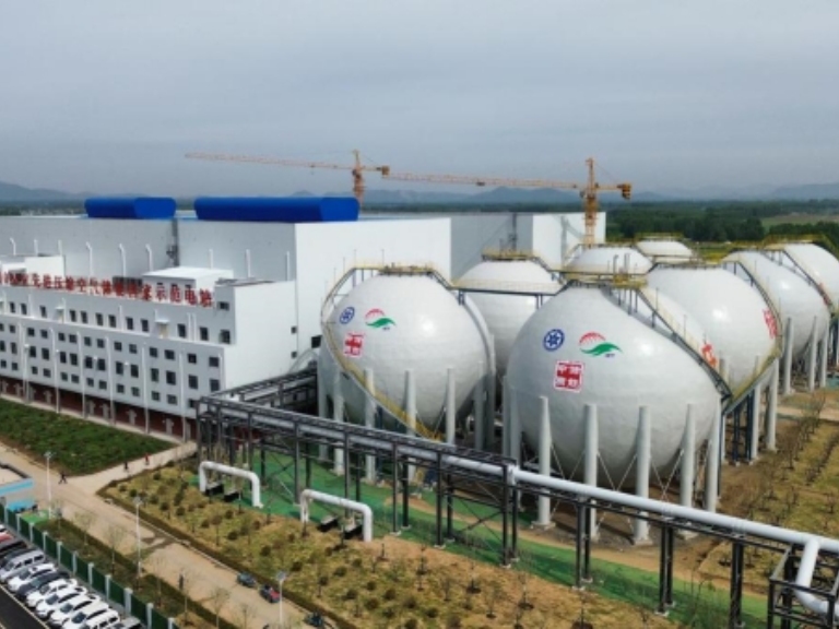 World's largest compressed air energy storage power station launched in China