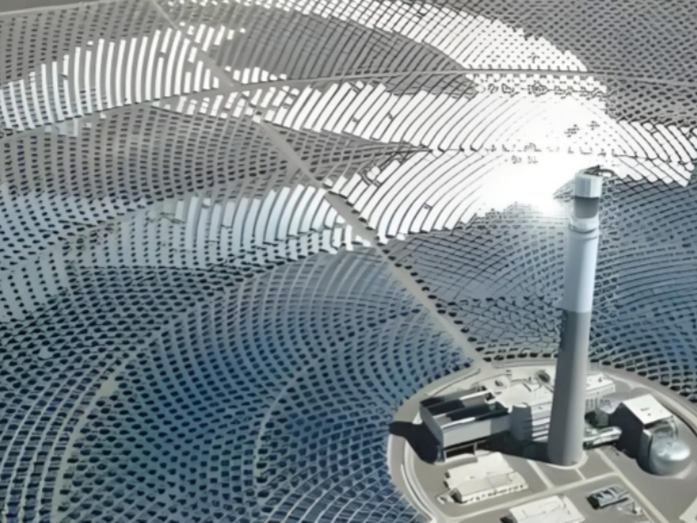 China's Largest Single-Tower Solar Thermal Project on the Verge of Completion