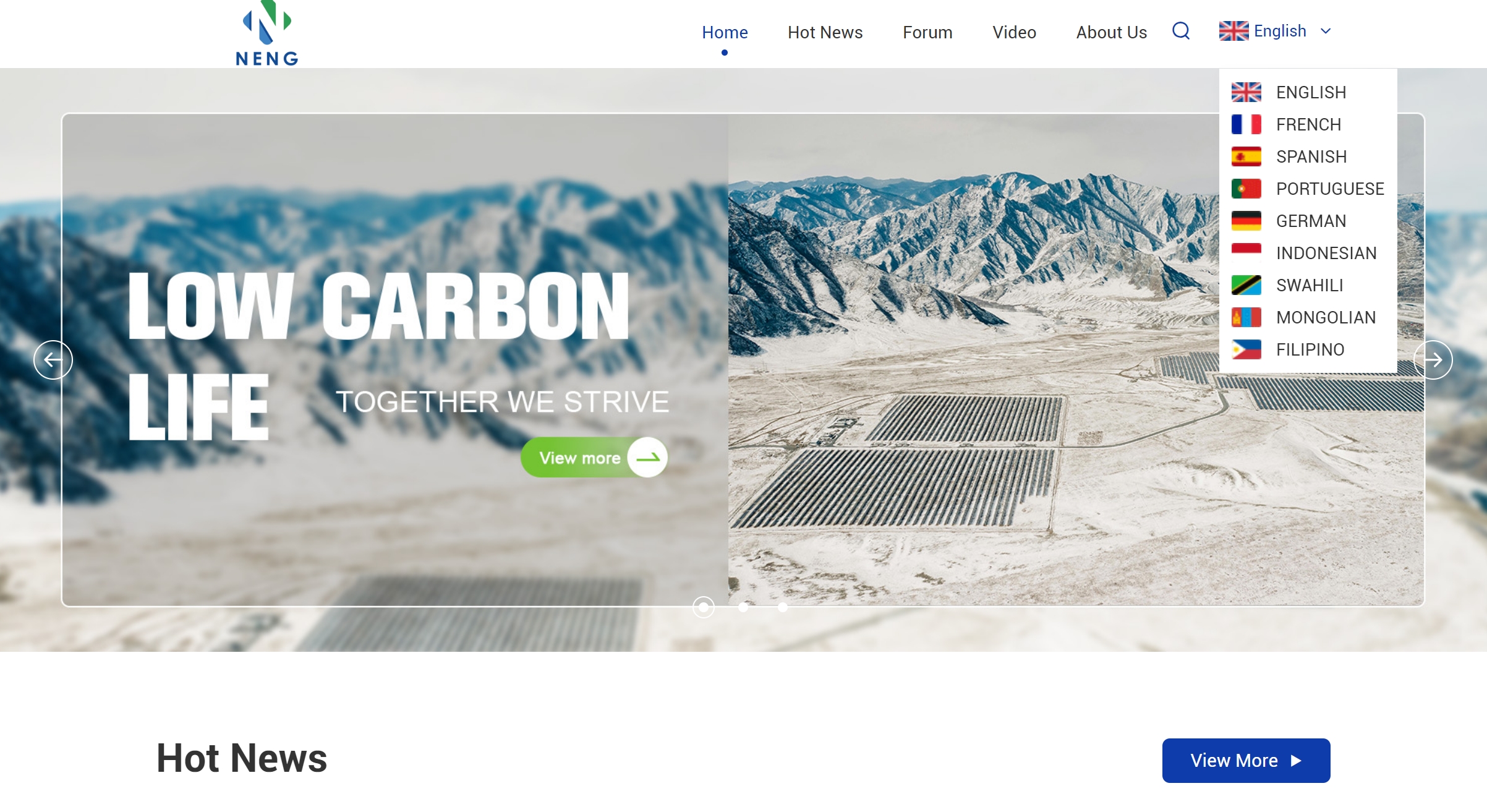 Energy Newswire Website“New Energy Era”Unveiled in China for Global Readers