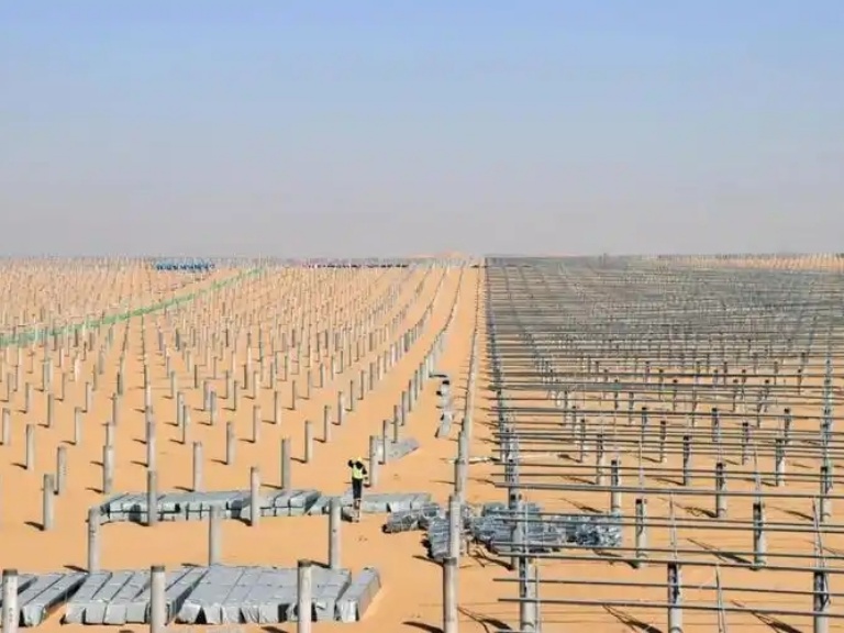 China Breaks Ground on Largest New Energy Project in Desert, Gobi, and Wasteland Regions