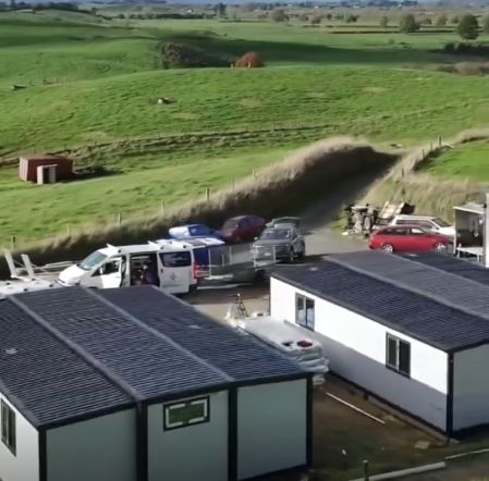 Xinhan Expandable Container House Landing in New Zealand