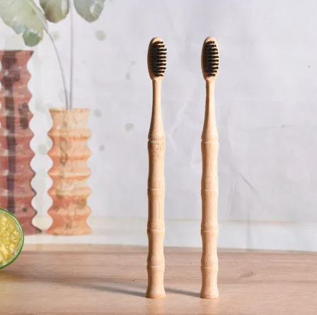 Bamboo-Joint Shaped Bamboo Toothbrush