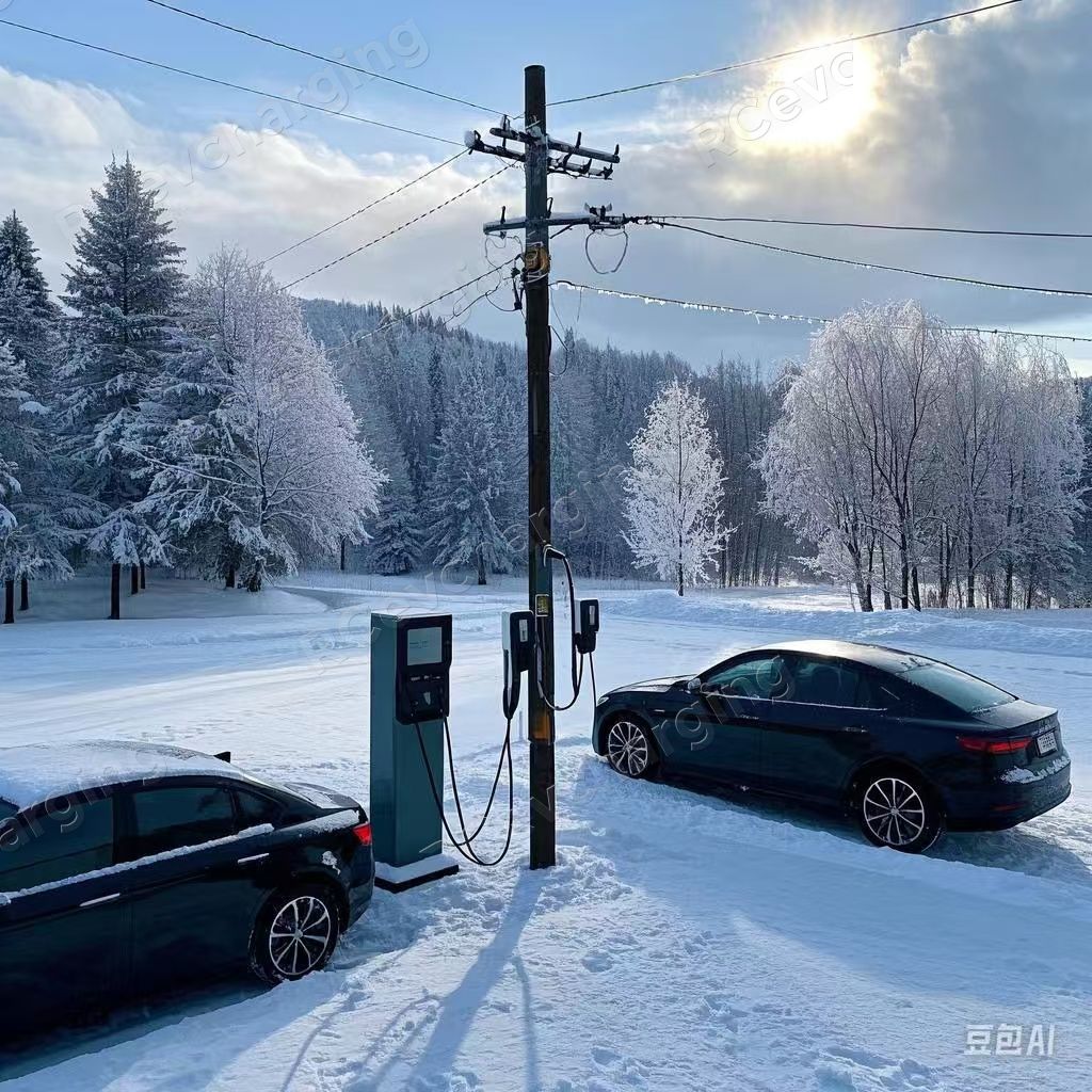 Impact of extreme cold conditions in winter on charging stations
