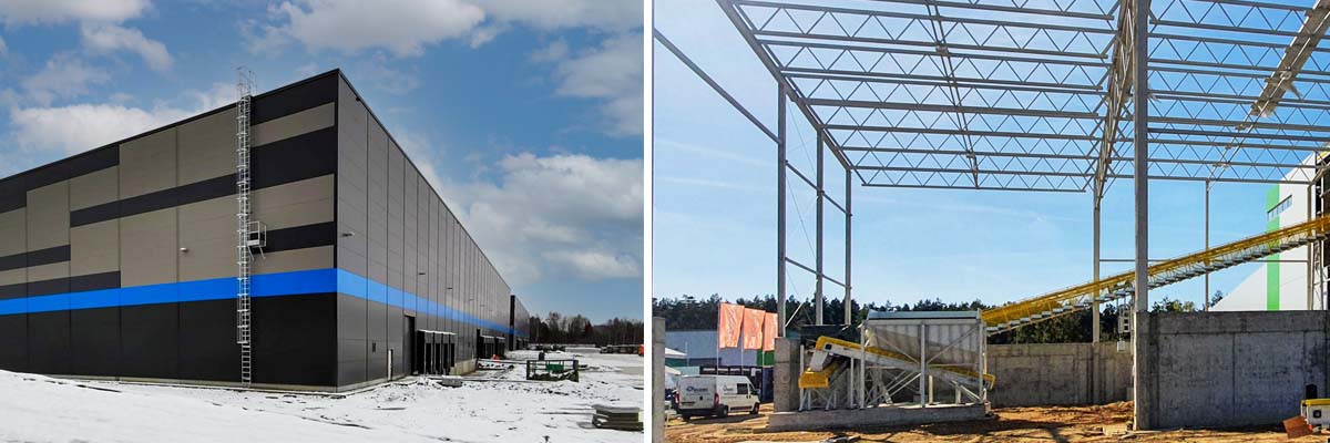 Prefabricated steel structure warehouse