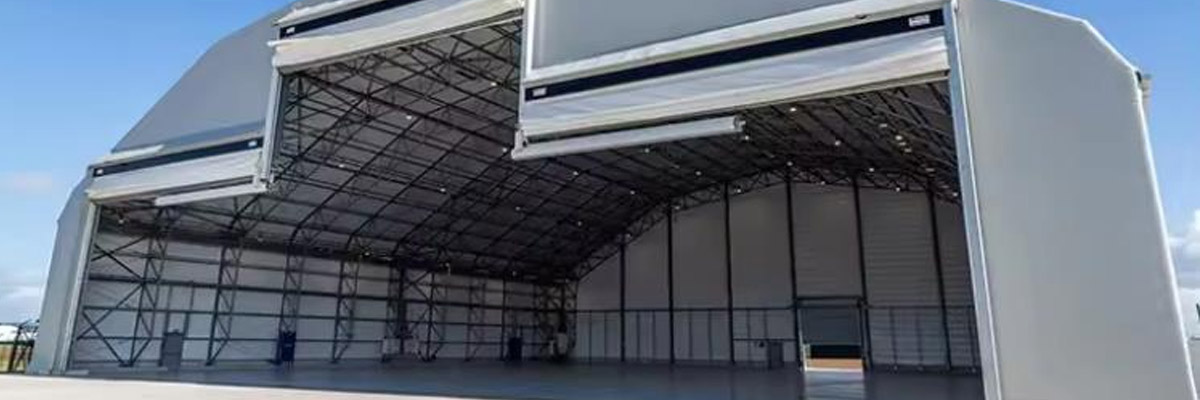 Prefabricated frame hangars