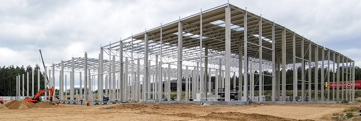 Light Weight Steel Structure Building site installation