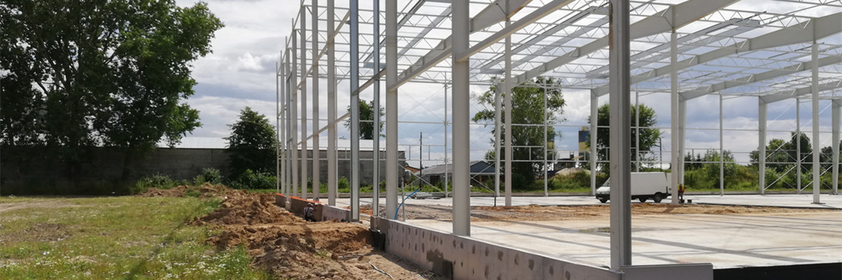 Warehouse prefabricated site installation