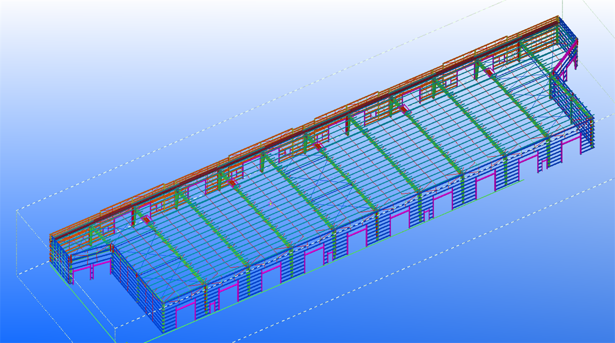 Large Span Steel Structure Warehouse Building
