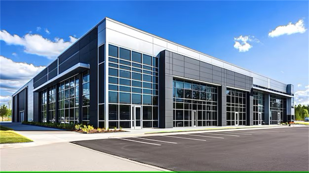 Modern Industrial Span Prefab Steel Structure Large Span Storage House Workshop Light Gym Office Building In Nigeria