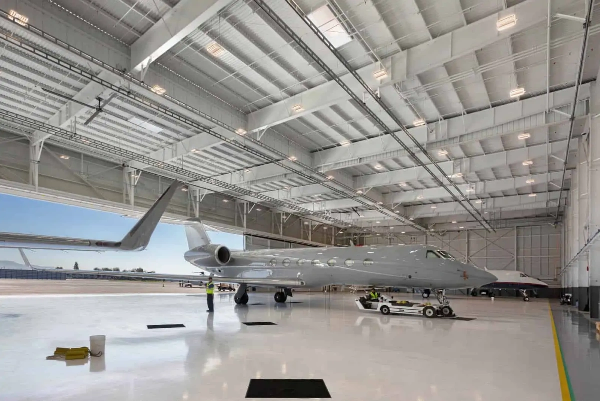 Prefabricated Steel Structure Mobile Aircraft Hangar In Philippines