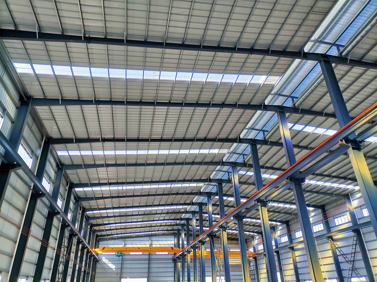 Modern Industrial Clear Span Prefab Steel Structure Large Span Storage House Workshop Light Office Building In Nigeria