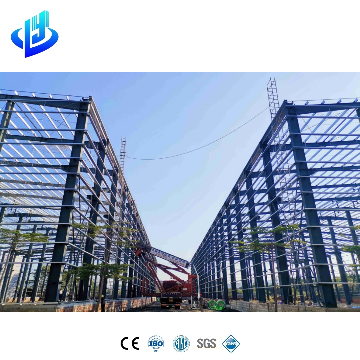 China's Modern Industrial Design Prefabricated Steel Structure Warehouse Building for Apartment Office